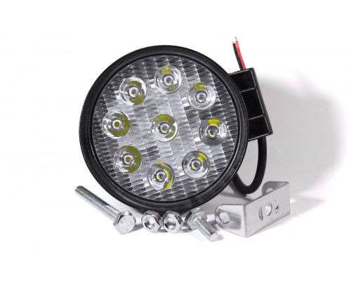 Світлодіодна фара AllLight 05T-27W 9chip EPISTAR spot 9-30V Світлодіодна фара AllLight 05T-27W 9chip EPISTAR spot 9-30V