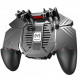 Бездротовий геймпад тригер для смартфонів Union PUBG Mobile AK77 з вентилятором та акумулятором на 4000 mAh Чорний (039)