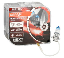 Автолампа OSRAM 64151NL H3 Night Breaker LASER NG +150% 55W 12V Pk22s HardDuopet