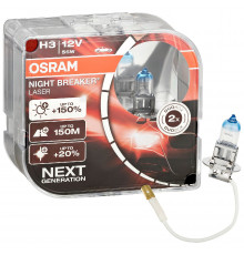 Автолампа OSRAM 64151NL H3 Night Breaker LASER NG +150% 55W 12V Pk22s HardDuopet