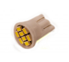 Світлодіодна лампа AllLight T10 8 діодів 1206 W2,1x9,5d 12V WHITE
