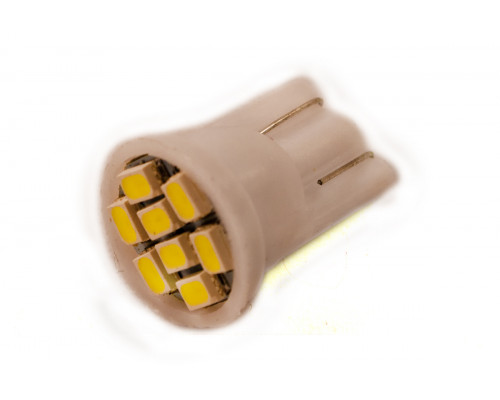 Світлодіодна лампа AllLight T10 8 діодів 1206 W2,1x9,5d 12V WHITE Світлодіодна лампа AllLight T10 8 діодів 1206 W2,1x9,5d 12V WHITE