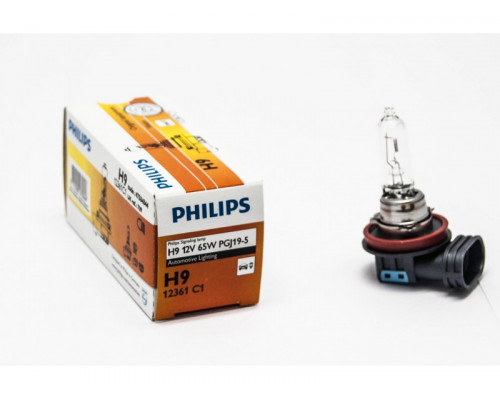 Автолампа PHILIPS 12361C1 H9 65W 12V PGJ19-5 Автолампа PHILIPS 12361C1 H9 65W 12V PGJ19-5