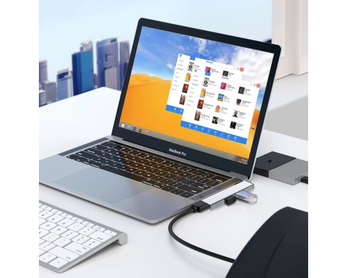 Адаптер Перехідник GT Type-C 3.1 на USB 3.0 для MacBook iMac Bodasan Black (W050725) Адаптер Перехідник GT Type-C 3.1 на USB 3.0 для MacBook iMac Bodasan Black (W050725)