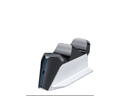 Зарядка для джойстика PS5 BebonCool для PlayStation 5 PS5 DualSense на 2 геймпади з LED підсвічуванням P5 Білий Зарядка для джойстика PS5 BebonCool для PlayStation 5 PS5 DualSense на 2 геймпади з LED підсвічуванням P5 Білий