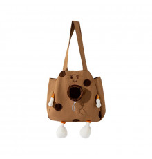 Сумка-перенесення для котів та собак No Brand Сookies 2404SXMJ3153 30х32 см Brown 13143-84840