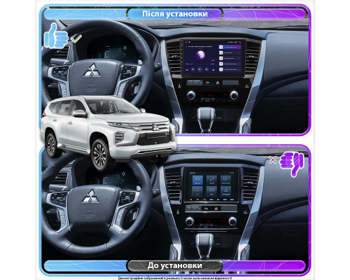 Магнітола Lesko для Mitsubishi Pajero Sport III Рестайлінг 2019-н.в. 10 2/32Gb CarPlay Prime Магнітола Lesko для Mitsubishi Pajero Sport III Рестайлінг 2019-н.в. 10 2/32Gb CarPlay Prime