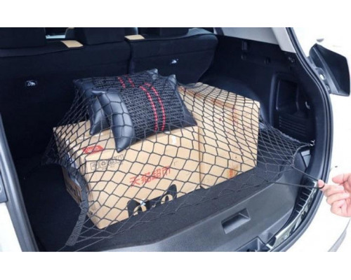 Сітка кишеня в багажник автомобіля Icar на гачках 70х70 см Чорний (С051251)