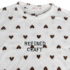 Жіноча піжама Lesko Heart 2XL White-Brown