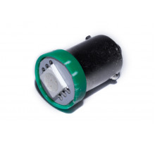 Світлодіодна лампа AllLight T 8.5 1 діод 5050 BA9S 12V 0.45W GREEN
