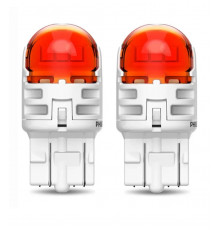 Комплект світлодіодних ламп Philips 11066AU60X2 W21/5W LED Ultinon Pro6000 SI 12V 2.5/0.5 W3x16q amber