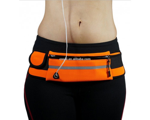 Сумка для бігу на пояс RunningBag з кишенею на пляшку Orange (HbP0506203) Сумка для бігу на пояс RunningBag з кишенею на пляшку Orange (HbP0506203)