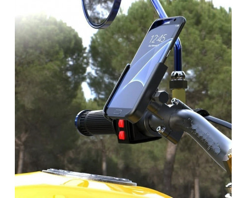 Велотримач для телефону Х3 Bicycle Gear Phone Holder Black (12050496) Велотримач для телефону Х3 Bicycle Gear Phone Holder Black (12050496)