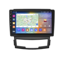 Штатна магнітола Lesko для SsangYong Korando III 2010-2013 IPS 9" 4/64Gb CarPlay 4G Wi-Fi GPS Prime