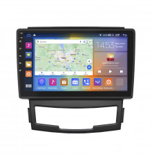 Штатна магнітола Lesko для SsangYong Korando III 2010-2013 IPS 9" 4/64Gb CarPlay 4G Wi-Fi GPS Prime