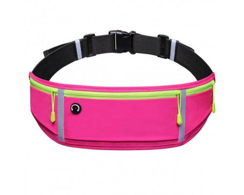 Спортивна сумка для бігу на пояс RunBag з 3 кишенями Pink (050328) Спортивна сумка для бігу на пояс RunBag з 3 кишенями Pink (050328)