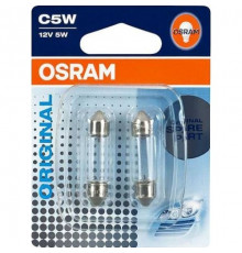 Автолампа ук. OSRAM 6418-02B C5W 36mm 12V SV8.5-8 10X2 Blister