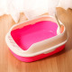 Туалет для кішок з лопаткою Taotaopets 226611 Pink 40х29х13.5 см