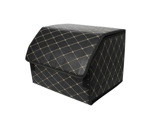 Автомобільний органайзер Lesko ZWX-002 Black/Gold 55х30х30 см Автомобільний органайзер Lesko ZWX-002 Black/Gold 55х30х30 см