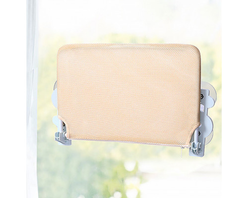 Віконна лежанка для кішок No Brand DT-890 на присосках Beige 30х60 см