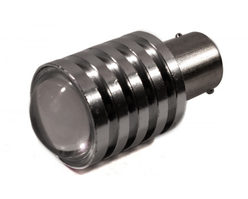 Світлодіодна лампа AllLight T25 1 діод 5WATT BA15S 12V WHITE з лінзою Світлодіодна лампа AllLight T25 1 діод 5WATT BA15S 12V WHITE з лінзою