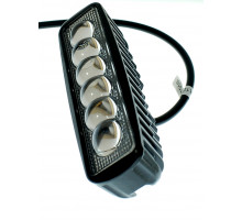 Світлодіодна фара AllLight JR-6D-G06-18W 6chip EPISTAR spot лінза 9-30V