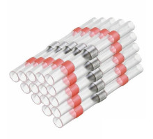 Термозбіжна гільза з припоєм PR термоусадка 0.5-1.0 мм² 50 шт Червоний (C050946-50)