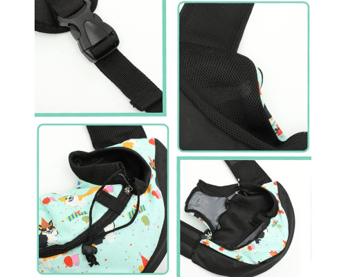 Слінг-перенесення для котів та собак No Brand SY-2022-1024-93 L Green Corgi dog 13122-84000