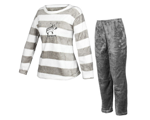 Жіноча піжама Lesko Zebra L Gray-White Жіноча піжама Lesko Zebra L Gray-White
