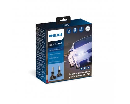 Комплект діодних ламп PHILIPS H3 11336U90CWX2 LED Ultinon Pro9000 +250% 12/24V Комплект діодних ламп PHILIPS H3 11336U90CWX2 LED Ultinon Pro9000 +250% 12/24V