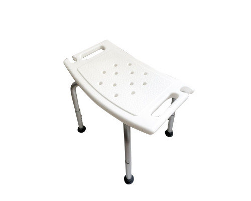 Стілець табурет для ванної та душу No Brand YK-34 51х30 см Білий (13043-86729)