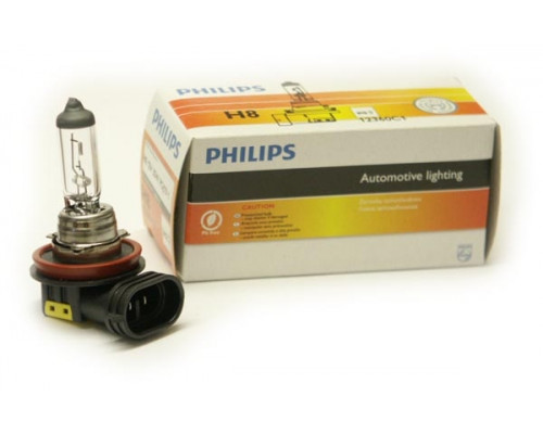Автолампа PHILIPS 12360C1 H8 35W 12V PGJ19-1 Автолампа PHILIPS 12360C1 H8 35W 12V PGJ19-1