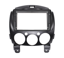 Перехідна рамка 9 Lesko Mazda 2 2007-2014 Black
