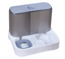 Миска з автоматичною напувалкою Taotaopets 193306 Gray-White 11759-69016