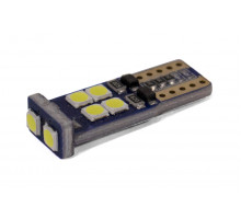 Світлодіодна лампа StarLight T10 10(2+8) діодів 3030 12V 1.5W WHITE / мультиполярна / друкована плата