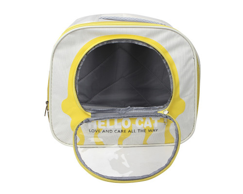 Рюкзак-перенесення для котів та собак Taotaopets 247722 34х29,5 см Yellow 12985-83994