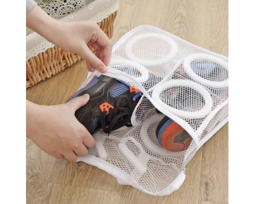 Мішок - Чохол Insneakers мішок для прання взуття L 36*30*12 см Білий Мішок - Чохол Insneakers мішок для прання взуття L 36*30*12 см Білий