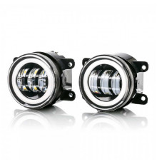 Комплект протитуманних LED фар AllLight FB-411 D90мм