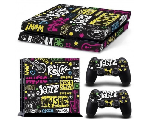 Наклейка PS4 Fat вінілова наклейка Choice для Sony PlayStation PS4 Fat DualShock 4 Jazz Наклейка PS4 Fat вінілова наклейка Choice для Sony PlayStation PS4 Fat DualShock 4 Jazz