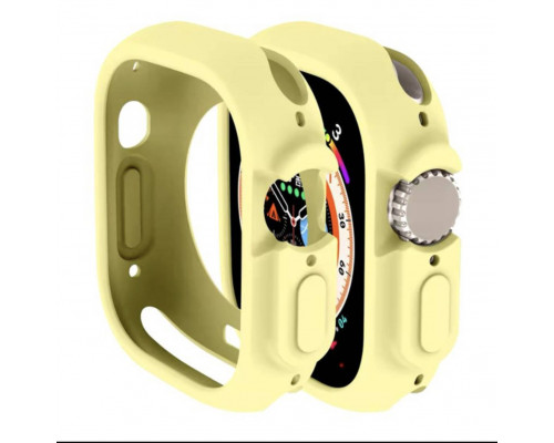 Захисний чохол для Apple Watch СВ 44 мм Жовтий 457767664 Захисний чохол для Apple Watch СВ 44 мм Жовтий 457767664