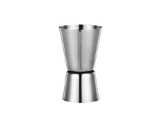 Джигер барний двосторонній BAR мірна склянка 20/40 мл Сріблястий (C051204)