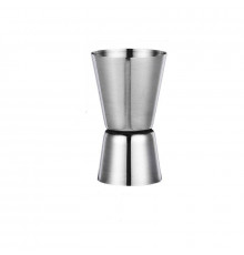 Джигер барний двосторонній BAR мірна склянка 20/40 мл Сріблястий (C051204)