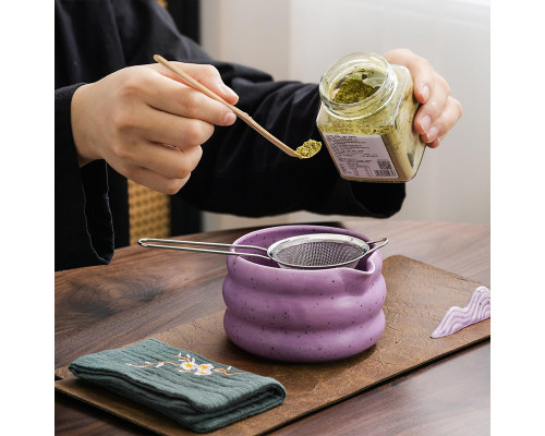 Набір для приготування чаю матчу No Brand Matcha SD5458 Purple 7 предметів 13273-85689