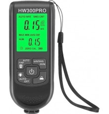 Товщиномір фарби цифрової Icar HW-300 Pro 0 - 2000 мкм Fe та Nfe Чорний (RE050736)