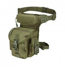 Сумка тактична на стегно Aokali Outdoor A90 30х22 см Green 5358-63124