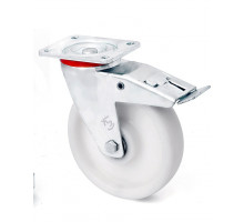 Колесо поворотне KAMA LARGE 2204-LR-200-B Білий (224200L)