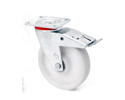 Колесо поворотне KAMA LARGE 2204-LR-200-B Білий (224200L) Колесо поворотне KAMA LARGE 2204-LR-200-B Білий (224200L)