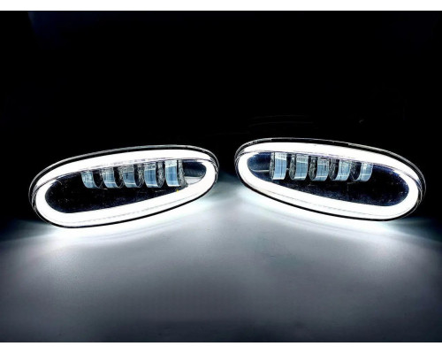 Комплект протитуманних LED фар AllLight для Daewoo 5 лінз 50W 2 шт Комплект протитуманних LED фар AllLight для Daewoo 5 лінз 50W 2 шт