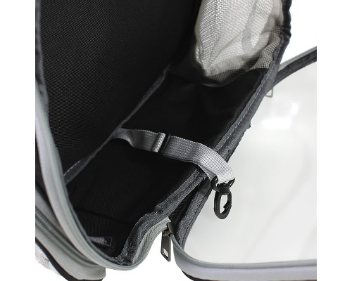 Рюкзак-перенесення Taotaopets 253304 Panoramic Black 35х25х42 cm з ілюмінатором Рюкзак-перенесення Taotaopets 253304 Panoramic Black 35х25х42 cm з ілюмінатором