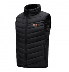 Жилетка з підігрівом Lesko M01-9S 5XL Black